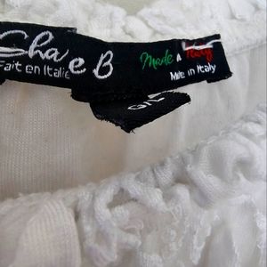 Beautiful lace and silk dress top